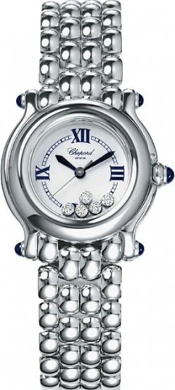 Chopard Happy Sport Classic Round 5 Floating Diamonds Ladies Wat - Click Image to Close