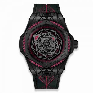 Swiss Replica Hublot Big Bang One Click Sang Bleu All Black Red 39mm 465.CS.1119.VR.1202.MXM18