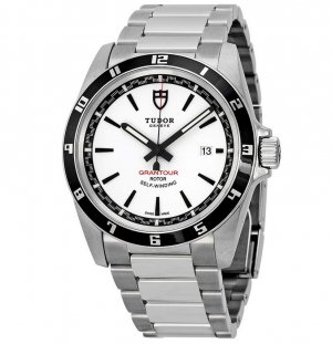 Tudor Grantour Automatic White Dial Stainless Steel Men's Watch