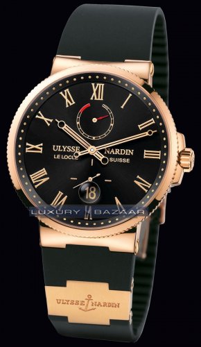 Ulysse Nardin Spasskaya Tower (RG / Black / Rubber) 266-61-3/TOW