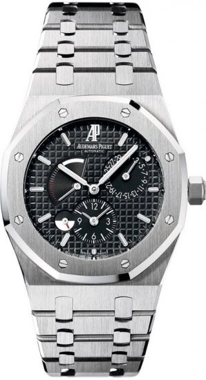 Audemars Piguet Royal Oak Dual Time Power Reserve Men's Watch - Click Image to Close