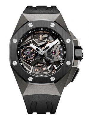 Swiss Replica Audemars Piguet Royal Oak Concept Flying Tourbillon GMT Titanium 26589IO.OO.D002CA.01