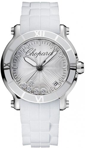 Chopard Happy Sport Round Quartz 36mm Ladies Watch 278551-3001