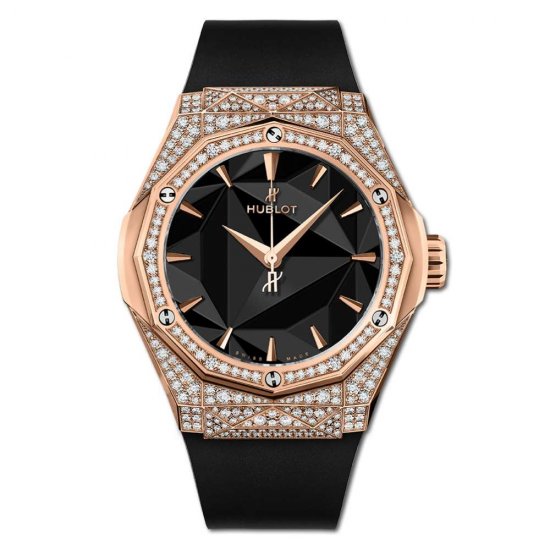 Copy Hublot Classic Fusion Orlinski King Gold Pave - Click Image to Close