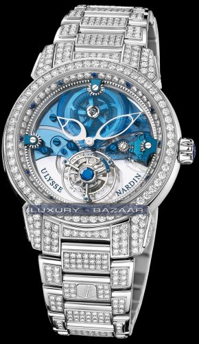 Ulysse Nardin Royal Blue Tourbillon (Platinum-Diamonds / Skeleto