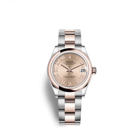 Fake Rolex Datejust 31 Oystersteel 18 ct Everose gold M278241-0005 Ros - Click Image to Close