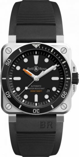 Swiss Replica Bell & Ross BR 03-92 Diver BR0392-D-BL-ST-SRB - Click Image to Close