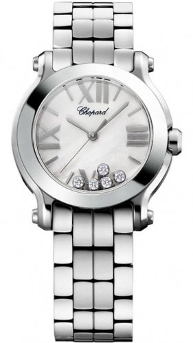 Chopard Happy Sport Round Quartz 30mm Ladies Watch 278509-3006