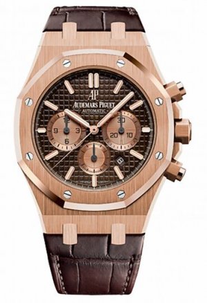 Swiss Replica Audemars Piguet Royal Oak Chronograph Rose Gold 26331OR.OO.D821CR.01