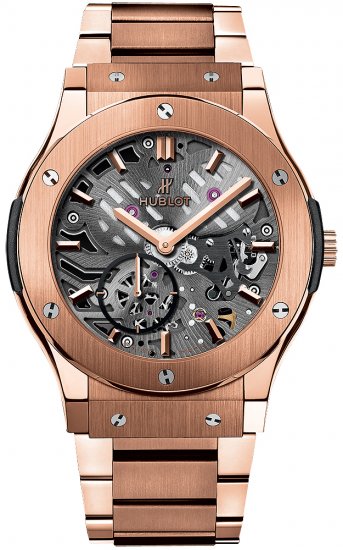 Hublot Classic Fusion Classico Ultra Thin Skeleton 42mm 545.OX.0 - Click Image to Close