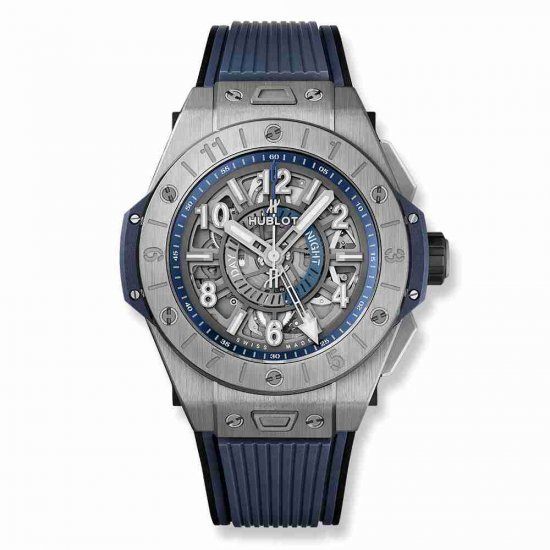 Swiss Replica Hublot Big Bang Unico GMT Titanium 45mm 471.NX.7112.RX - Click Image to Close