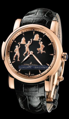 Ulysse Nardin Minute Repeater -Triple Jack (RG/Black Onyx/Leathe