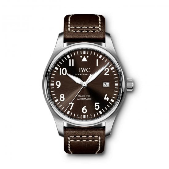 Swiss Replica IWC Pilot Mark XVIII Edition Automatic Brown Dial Mens IW327003 Watch - Click Image to Close