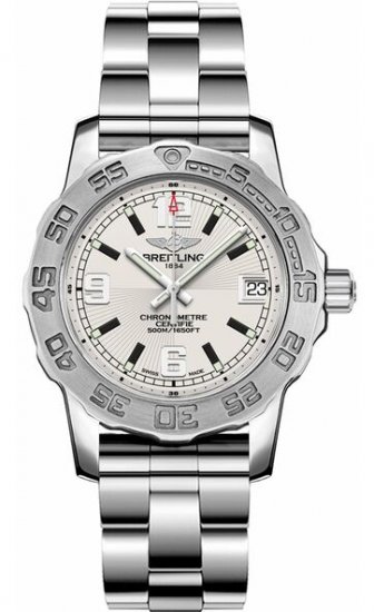 Swiss Replica Breitling Colt 33 Silver Dial Ladies A7738711/G744/158A - Click Image to Close