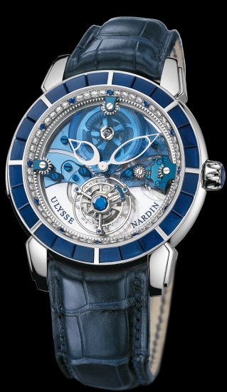 Ulysse Nardin Complications Royal Blue Tourbillon Haute Joailler - Click Image to Close