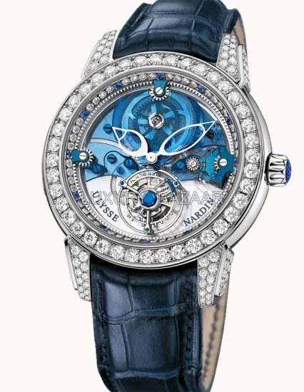 Ulysse Nardin Royal Blue Mystery Tourbillon 799-93 - Click Image to Close