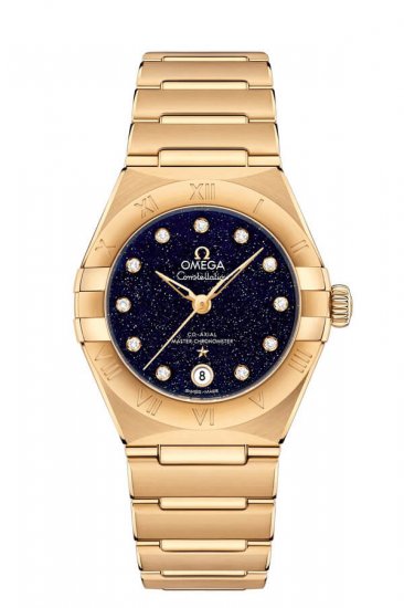 Fake OMEGA Constellation Yellow gold Anti-magnetic 131.50.29.20.53.002 Watch - Click Image to Close