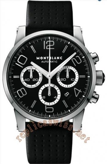 Montblanc Timewalker Chronograph Men's Watch 36063 - Click Image to Close