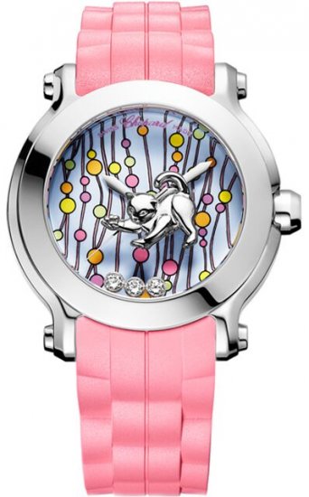 Chopard Happy Animal World Ladies Watch 128707-3001 - Click Image to Close