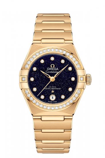 Fake OMEGA Constellation Yellow gold Anti-magnetic 131.55.29.20.53.002 Watch - Click Image to Close