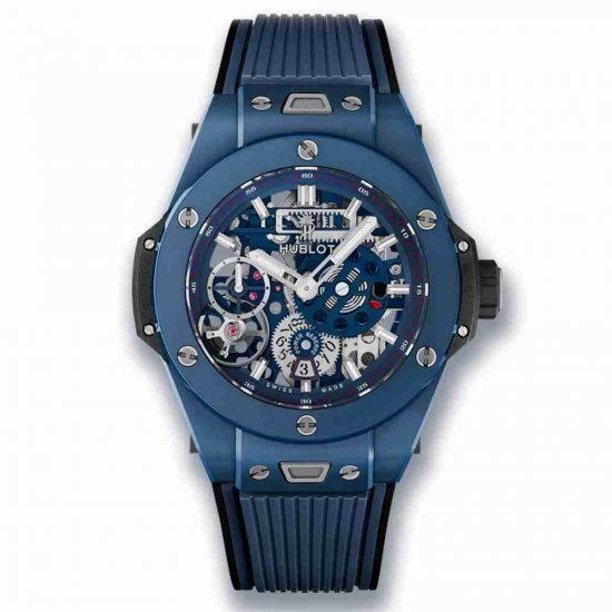 Swiss Replica Hublot Big Bang MECA-10 Ceramic Blue 45mm 414.EX.5123.RX - Click Image to Close