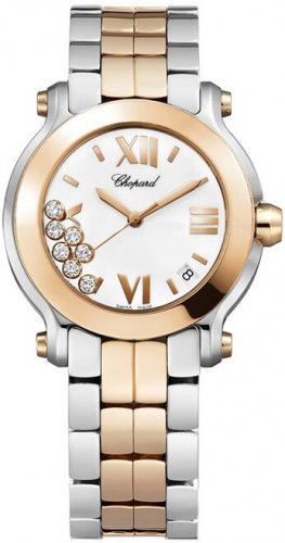 Chopard Happy Sport Round Quartz 36mm Ladies Watch 278488-9001