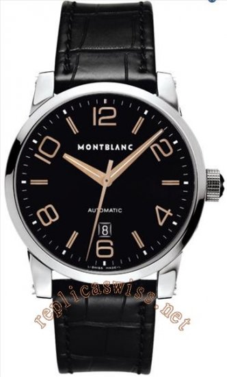 Montblanc Timewalker Large Automatic Men's Watch 101551 - Click Image to Close