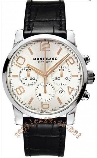 Montblanc Timewalker Chronograph Automatic Men's Watch 101549 - Click Image to Close