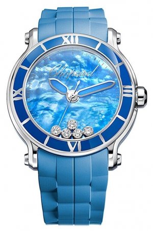 Chopard Happy Sport XL Blue Lake Ladies Watch 288524-3001