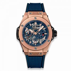 Swiss Replica Hublot Big Bang MECA-10 King Gold Blue 45mm 414.OI.5123.RX