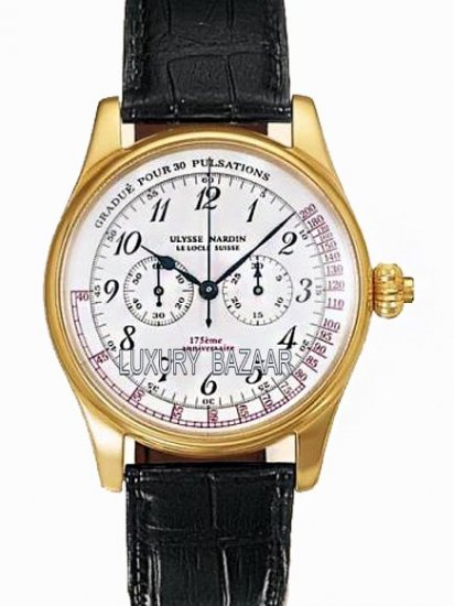 Ulysse Nardin Single Button Chronograph 381-22 - Click Image to Close