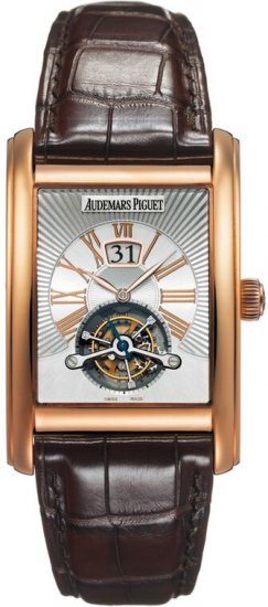 Audemars Piguet Edward Piguet Large Date Tourbillon Watch - Click Image to Close