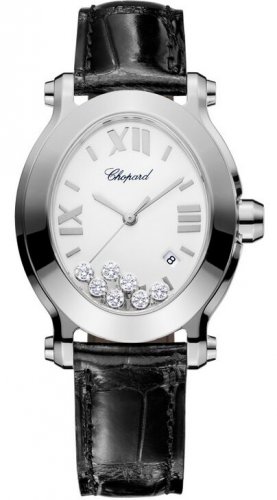 Chopard Happy Sport Oval Quartz Ladies Watch 278546-3001