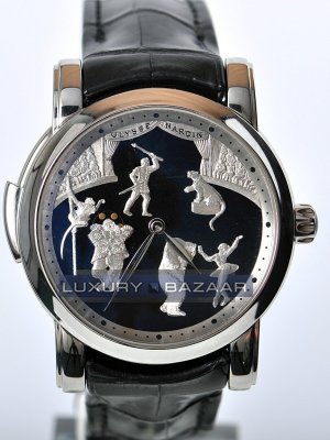 Ulysse Nardin Minute Repeater -Circus (Platinum/Leather Strap) 7