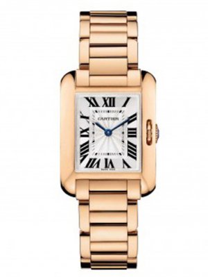 Cartier Tank Anglaise Rose Gold Ladies Watch W5310013