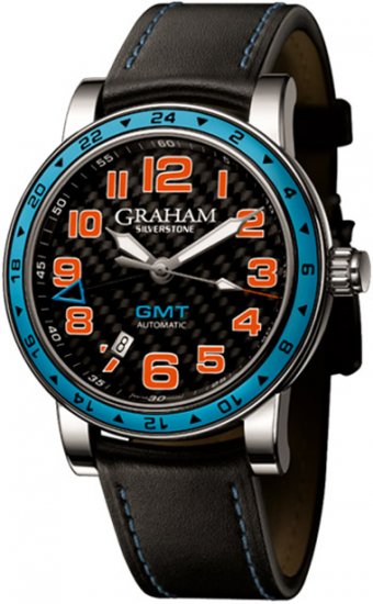 Graham Silverstone Time Zone Mens watch 2TZAS.B01A - Click Image to Close