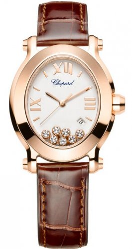 Chopard Happy Sport Oval Quartz Ladies Watch 275350-5001