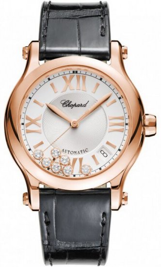 Chopard Happy Sport Medium Automatic 36mm Ladies Watch 274808-50 - Click Image to Close