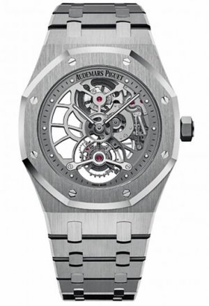 Swiss Replica Audemars Piguet Royal Oak Tourbillon Extra-thin Openworked Stainless Steel 26518ST.OO.1220ST.01