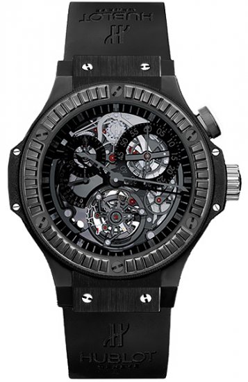 Hublot Bigger Bang Tourbillon All Black 44mm 308.ci.134.rx.190 f - Click Image to Close