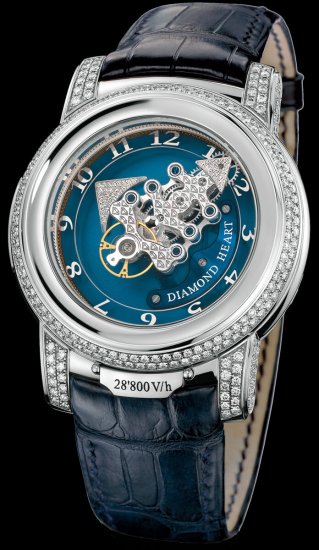 Ulysse Nardin Complications Freak 28'800 V/h Diamond Heart 029-8 - Click Image to Close