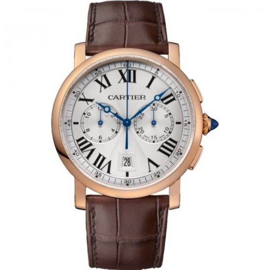 Copy Cartier Rotonde Automatic Mechanical Winding W1556238 Mens Watch - Click Image to Close