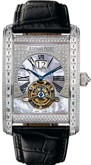 Audemars Piguet Edward Piguet Large Date Tourbillon Watch - Click Image to Close