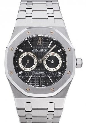 Audemars Piguet Royal Oak Day-Date, Black Dial - Stainless Steel