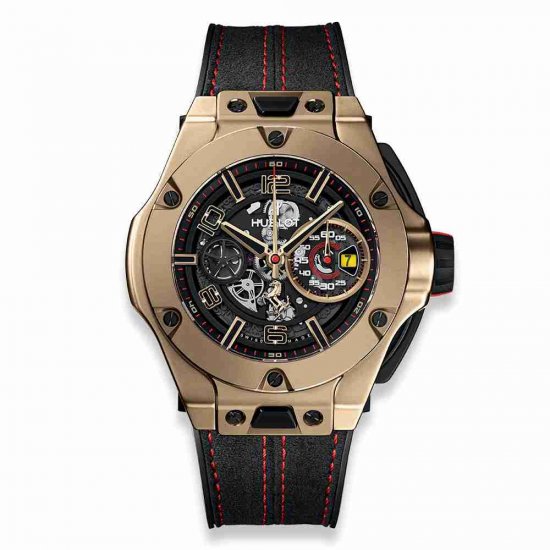 Swiss Replica Hublot Big Bang Ferrari Chronograph Unico Magic Gold 45mm 402.MX.0138.WR - Click Image to Close