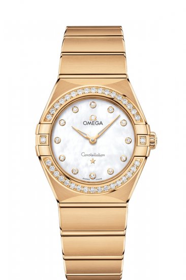 Fake OMEGA Constellation Yellow gold Diamonds 131.55.28.60.55.002 Watch - Click Image to Close