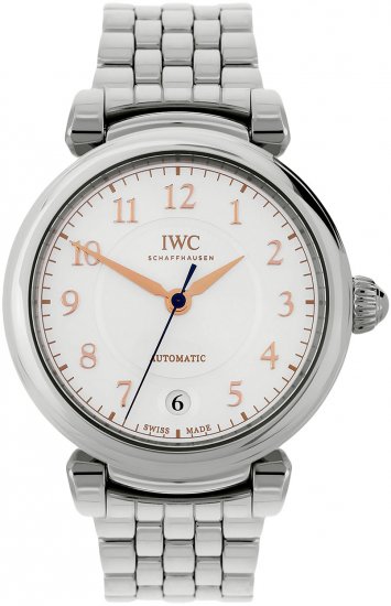 Swiss Replica IWC Da Vinci Silver Dial Automatic Mens Steel IW458307 Watch - Click Image to Close