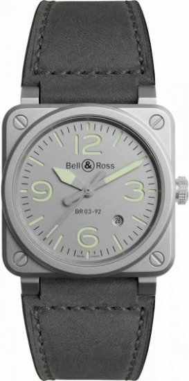 Swiss Replica Bell & Ross BR 03-92 Horolum Limited Edition BR0392-GR-ST-SCA - Click Image to Close