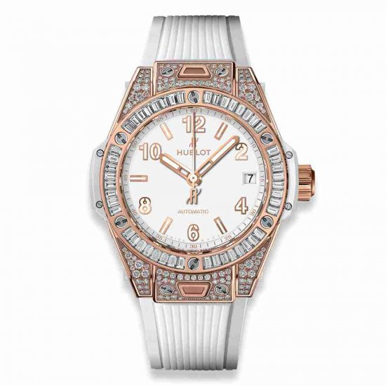 Swiss Replica Hublot Big Bang One Click King Gold White Jewellery 39mm 465.OE.2080.RW.0904 - Click Image to Close