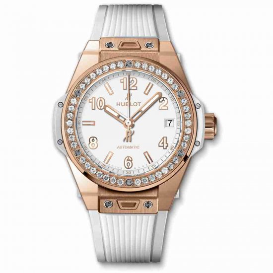 Swiss Replica Hublot Big Bang King Gold White Diamonds 39mm 465.OE.2080.RW.1204 - Click Image to Close